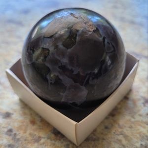 New! Indigo Gabbro Sphere